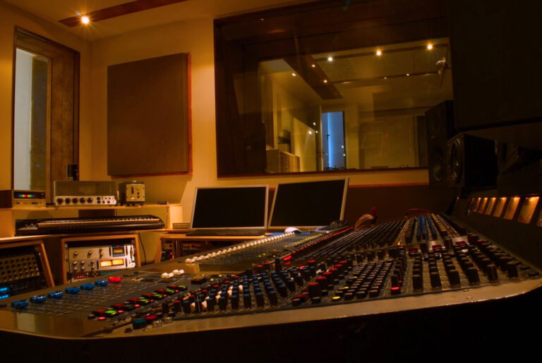 Aufnahmen im Studio